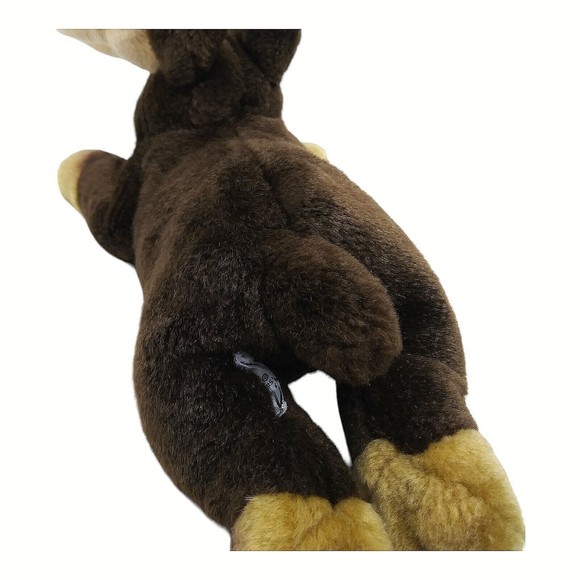 Stuffed Plush Moose 10" Brown No Tag but is Russ Berrie Yamiko Classic - Picture 5 of 6